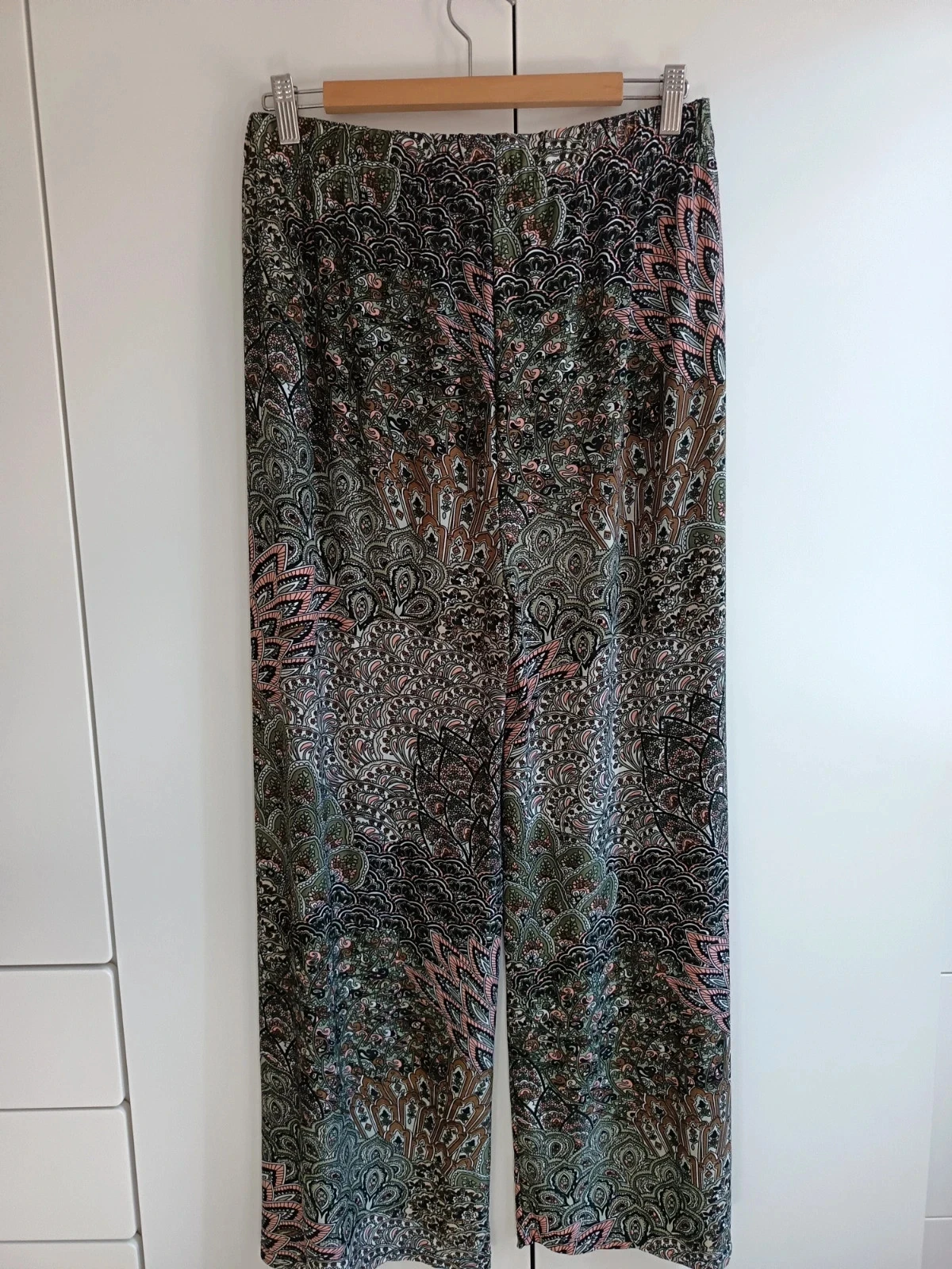 Calça palazzo feminina xl xxl estampada – photo 3